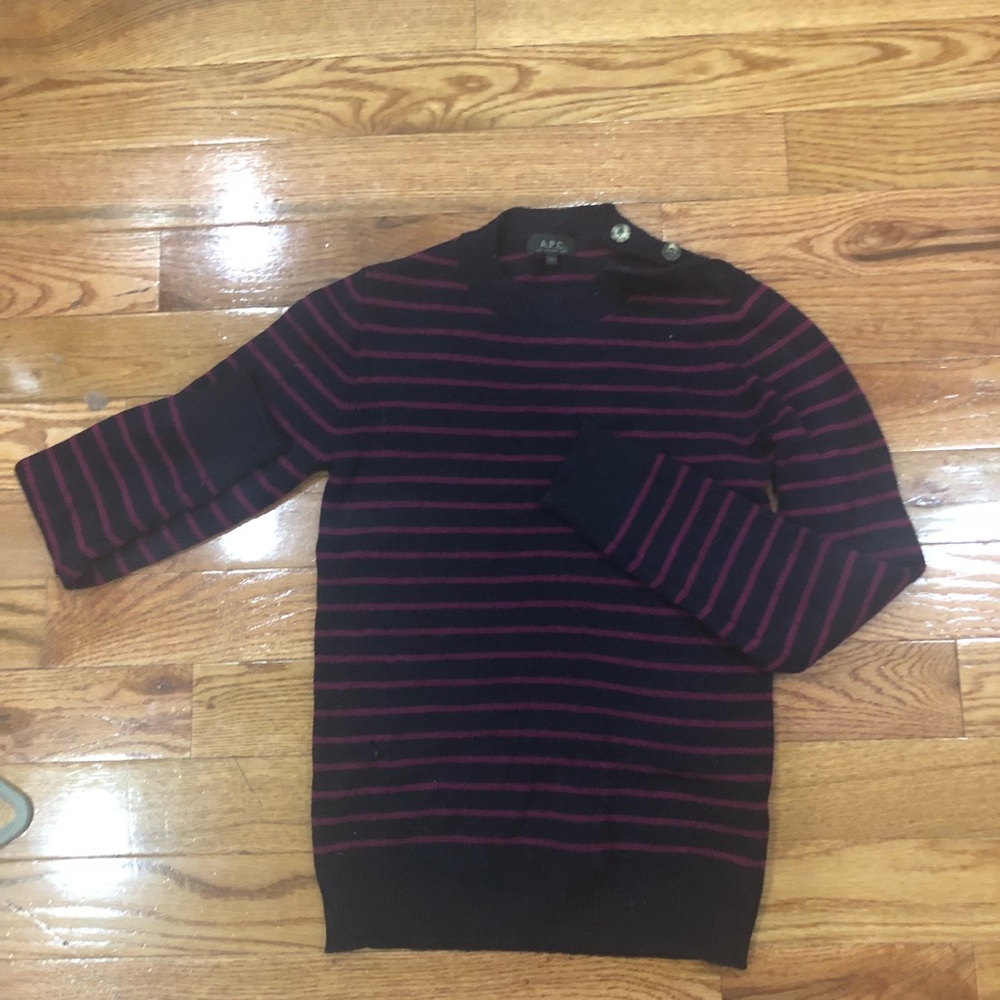 A.P.C Nautical pinstripe sweater